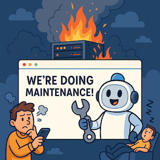 Siapa yang Boong?! Server Mati, Tapi Tampilan Web-nya Lagi Maintenance