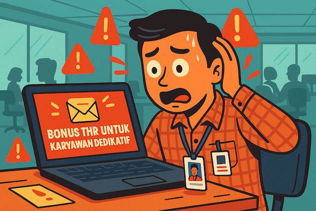 Jumardi kena phishing bonus THR