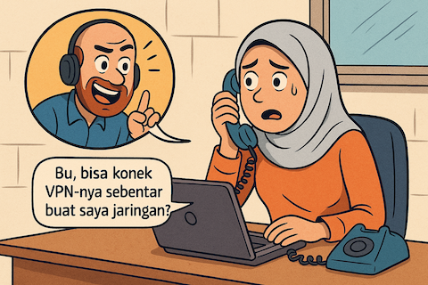 Rohaya dan Si Telepon Misterius yang Minta Akses VPN