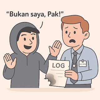 Repudiation: Bukan Saya, Pak!